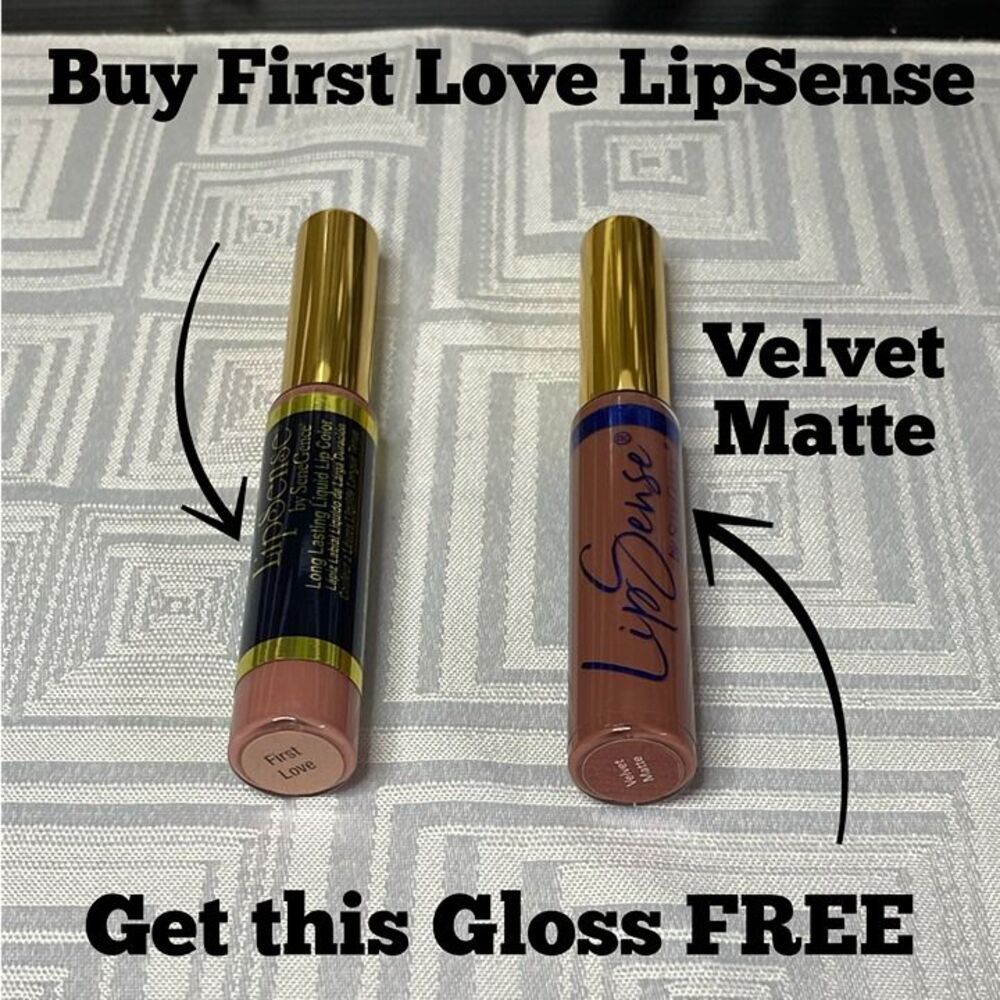 First Love LipSense PLUS Velvet Matte Gloss FREE